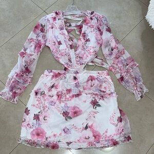 Women’s Pink Floral Dress
